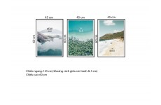 Bộ 3 Tranh Thiên Nhiên Xung Quanh Tôi-Thế giới đồ gia dụng HMD