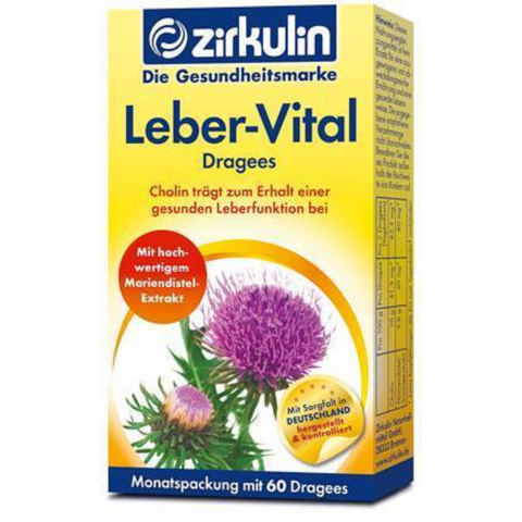 Bổ gan Zirkulin Leber Vital Mariendistel Dragees-Thế giới đồ