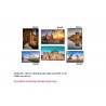 Bộ 6 Tranh Thành Phố Madrid-Thế giới đồ gia dụng HMD