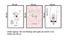 Bộ 3 Tranh Dream Big Little One-Thế giới đồ gia dụng HMD