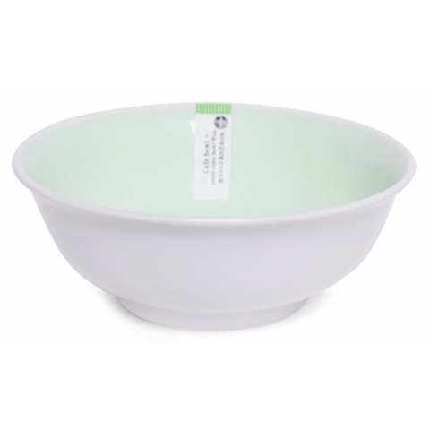 Bát nhựa cỡ nhỏ - màu trắng lòng xanh-Thế giới đồ gia dụng HMD