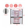 Tủ lạnh Sharp 626 lít SJ-FX630V-BE-Thế giới đồ gia dụng HMD