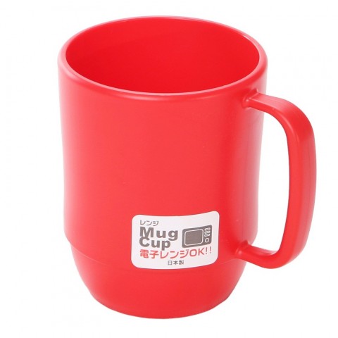 Cốc Có Quai 350ml - Màu Đỏ-Thế giới đồ gia dụng HMD