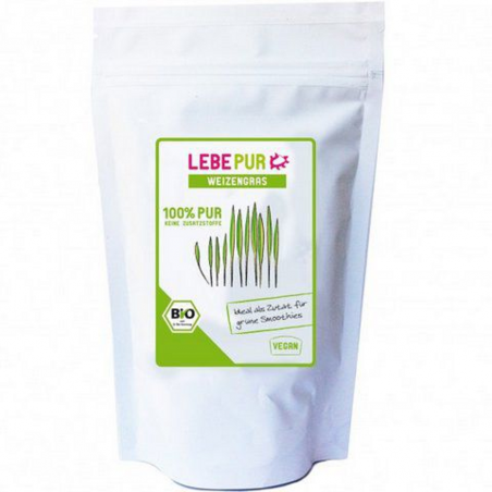 Bột cỏ lúa mì hữu cơ Lebepur (125g)