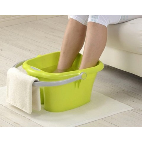 Chậu nhựa ngâm chân 13L - Màu xanh-Thế giới đồ gia dụng HMD