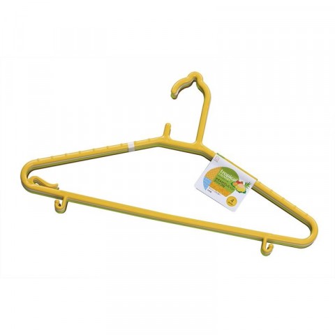 Móc treo quần áo 4 chiếc/ vỉ-Thế giới đồ gia dụng HMD