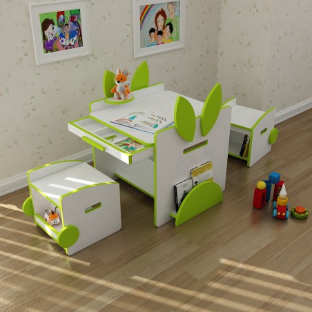 Bàn học trẻ em Yamada Kids BH04 - Xanh lá