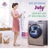 Nước giặt xả July 2X Sweet Pink 1800ml - Hồng-Thế giới đồ gia