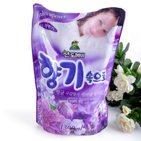 Nước xả mềm vải Sandokkaebi 1300ml - Lavender