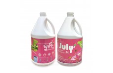 Nước giặt xả July 2X Sweet Pink - 3500ml Hồng-Thế giới đồ gia