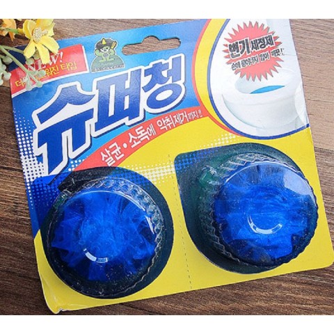 Viên thả bồn cầu diệt khuẩn, khử mùi hôi - vỉ 2 viên 80g-Thế