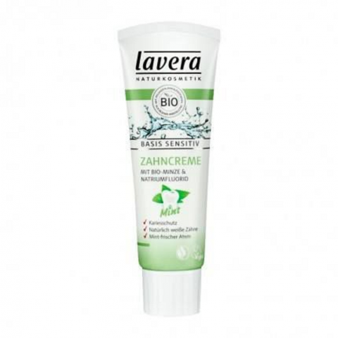 Kem đánh răng người lớn bạc hà hữu cơ Lavera (75ml)-Thế giới đồ