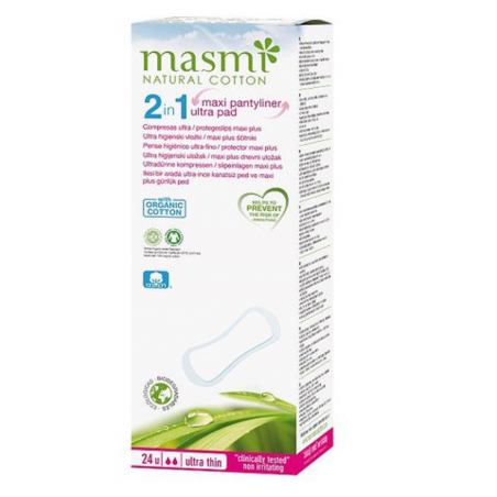 Băng vệ sinh 2in1 hữu cơ Masmi (24m)