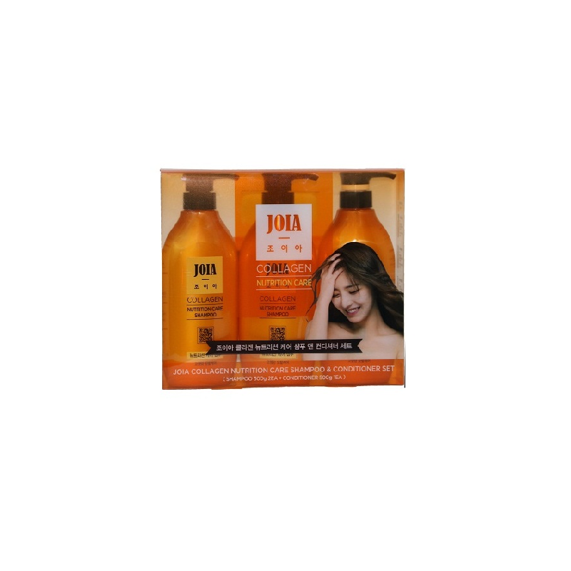 Bộ dầu gội, xả Hàn Quốc Joia Collagen chăm sóc tóc hư tổn-Thế