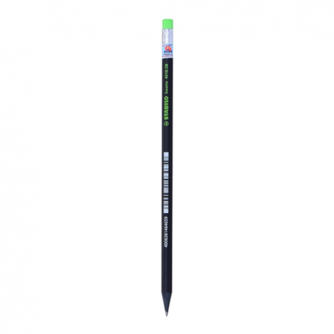 Bút chì Black 2 B,thân đen, đầu gôm-Thế giới đồ gia dụng HMD