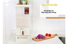 Thùng đựng gạo thông minh 15kg-Thế giới đồ gia dụng HMD