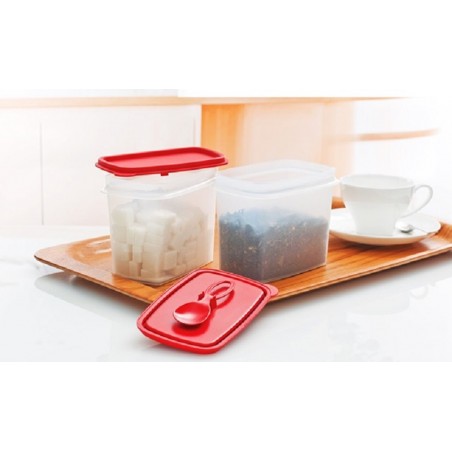 Bộ hộp gia vị Shelf Saver With Spoon 2 hộp