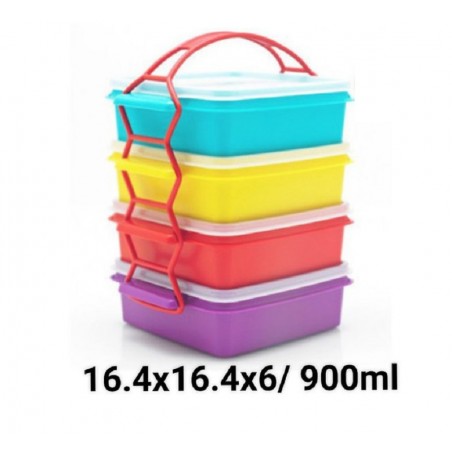 Hộp cơm văn phòng Tupperware Carry All set 4 - OLD