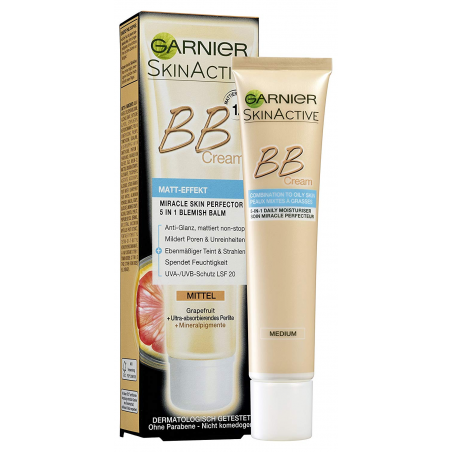 BB Creme Garnier 5 in1 màu trung 40ml