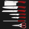 Bộ dao kéo nhà bếp 8 món Berlinger Haus - Màu đỏ-Thế giới đồ