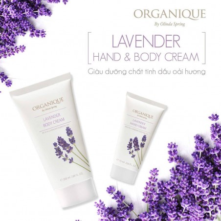 Kem Dưỡng Thể Organique Lavender Body Cream (200ml)