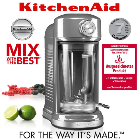 Máy xay sinh tố KitchenAid 5KSB5080EMS, công suất 1300W, màu