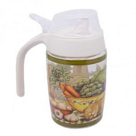 Hũ thủy tinh rót dầu 250ml