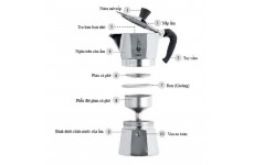 Bình pha cà phê Bialetti - Moka 3 cup 990001162-Thế giới đồ gia