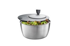 Rổ rửa, quay rau Salad tích hợp bát trộn Inox Gefu 3 in 1-Thế