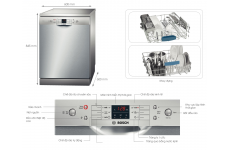 Máy rửa bát độc lập Bosch SMS63L08EA-Thế giới đồ gia dụng HMD