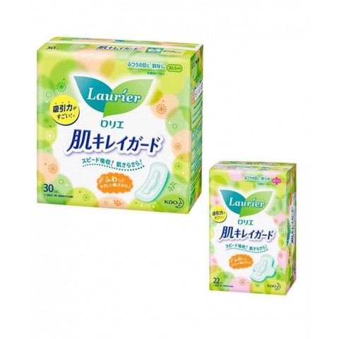 Set 2 g&oacute;i băng vệ sinh ban ng&agrave;y Laurier c&oacute; c&aacute;nh (22