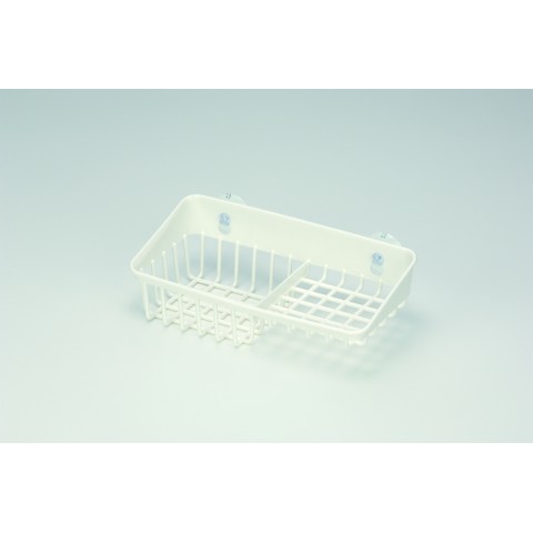 Gi&aacute; để giẻ rửa b&aacute;t 2 ngăn dạng lưới m&agrave;u trắng Inomata-Thế giới