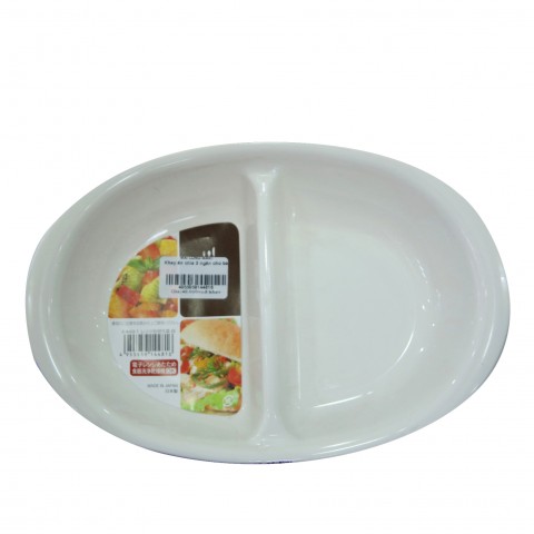 Khay ăn chia 2 ngăn cho bé-Thế giới đồ gia dụng HMD