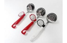 Muôi canh inox KAI cỡ nhỏ (cán đỏ)- thegioidogiadung.com.vn