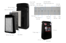 Máy lọc không khí Sharp FP-J80EV-H- thegioidogiadung.com.vn