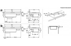 Bếp từ tích hợp hút mùi âm bàn AEG 2 in 1 IDE84242IB-