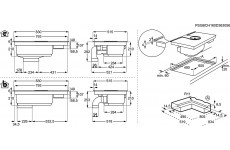 Bếp từ tích hợp hút mùi âm bàn AEG 2 in 1 IDE84242IB-