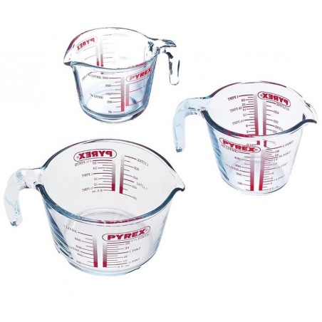 Bộ cốc đo làm bánh Pyrex, 3 chiếc