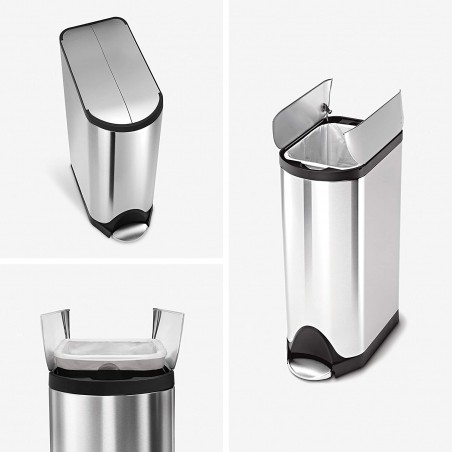 Thùng rác SimpleHuman cánh bướm 10L