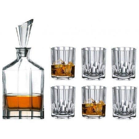 Bộ bình và cốc uống rượu Whisky Nachtmann Aspen