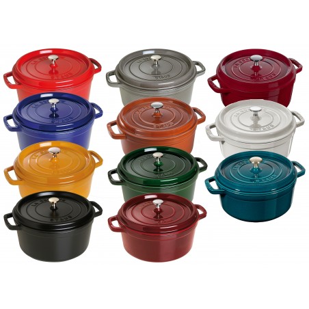 Nồi gang đúc tròn Staub Cocotte 20cm