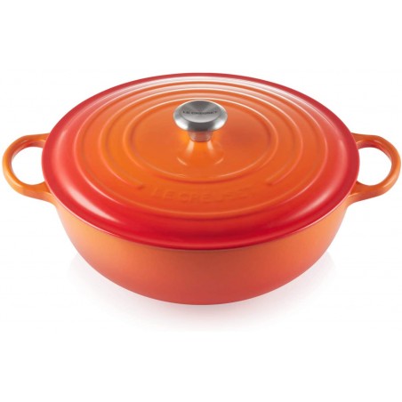 Nồi gang tròn sâu lòng Le Creuset Signature La Marmite 32cm