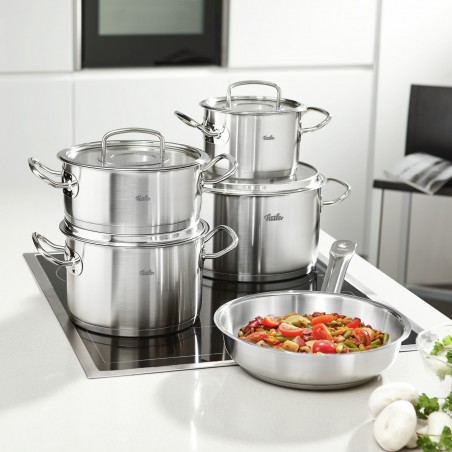 Bộ nồi nắp kính Fissler Profi Collection 5 món, 4 nồi 1 chảo