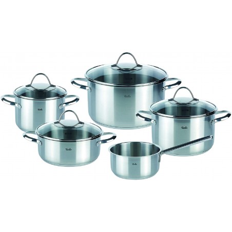 Bộ nồi vung kính Fissler Paris 5 món