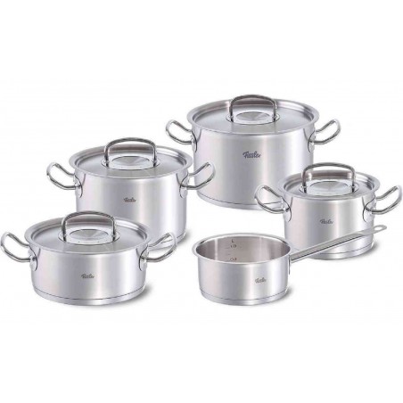 Bộ nồi nắp Inox Fissler Original Profi 5 món, 4 nồi 1 quánh