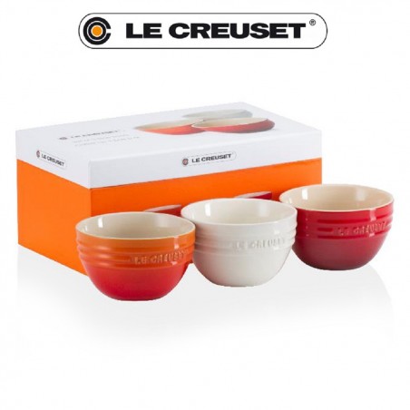 Bộ bát sứ Le Creuset Bowl 11cm, 3 bát