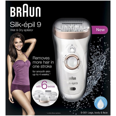 Máy triệt lông cơ thể Braun Silk-Épil 9-561