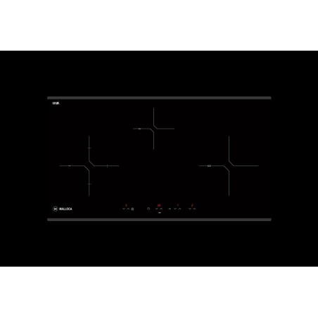 Bếp hồng ngoại điện từ 3 vùng nấu Malloca MH-03IRB S