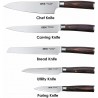 Bộ dao nhà bếp Deik KFF8027A, 6 món