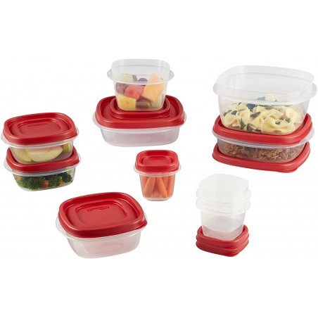 Bộ hộp nhựa đựng thực phẩm Rubbermaid, 20 hộp